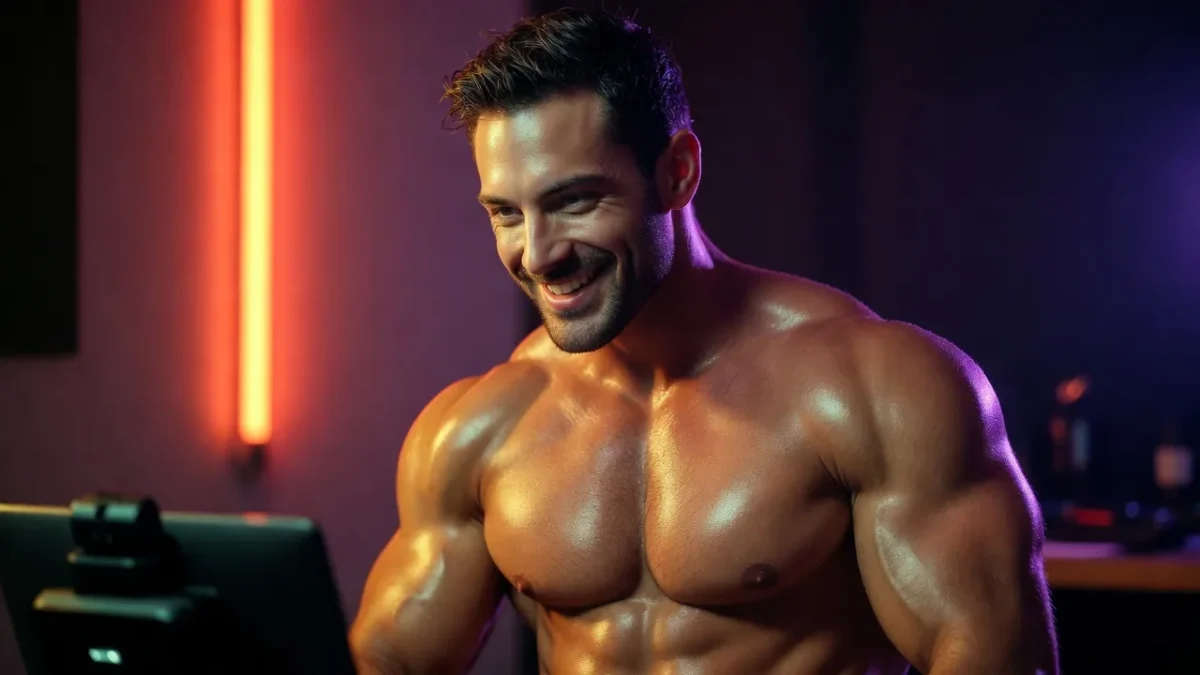 gay muscle live cam