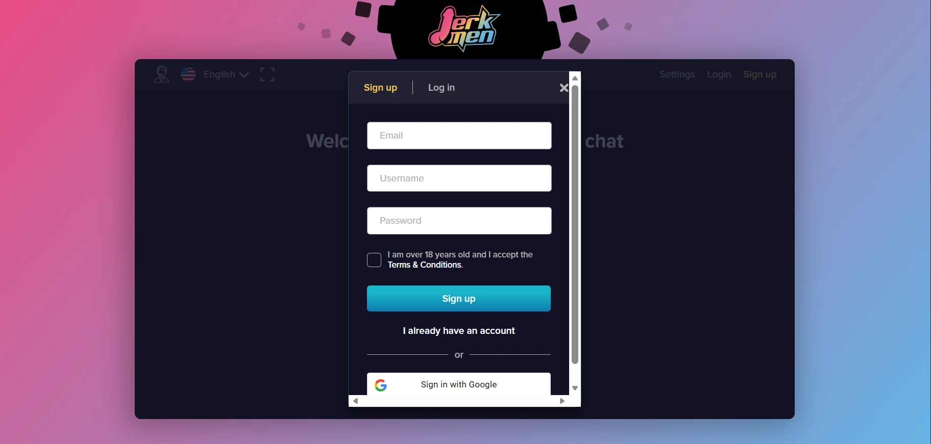 jerkmen sign up
