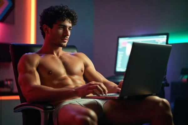 Arab gay live cam model